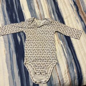 Elephant infant bodysuit